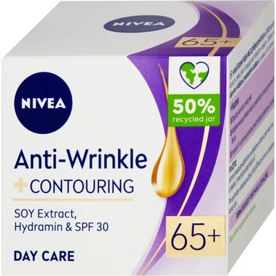 Nivea Anti Wrinkle Contouring denní krém 65+ 50 ml
