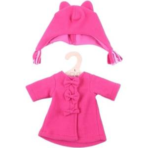 Bigjigs Toys Розово палто с шапка за кукла 38 см (BJD524)