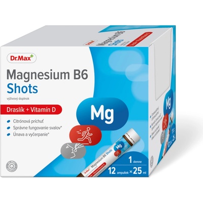 Dr. Max Magnesium B6 Shots 12 x 25 ml