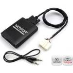  USB / MP3 audio interface с Bluetooth* за TOYOTA AVALON, AVENSIS, CAMRY, CELICA, COROLLA, HIGHLANDER, LANDCRUISER, RAV4, TACOMA, TUNDRA, YARIS / LEXUS ES, GS, GX, IS, LS, LX, RX, SC - с 5+7 пинов порт