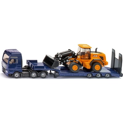 SIKU 1790 Auto tahač MAN TGX s podvalníkem a nakladačem JCB 457 1:87