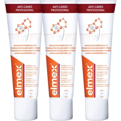 Elmex Anti Caries Professional 3 x 75 ml