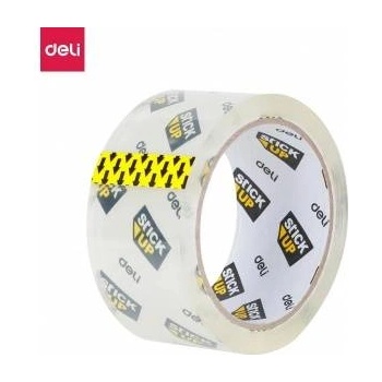 Deli Nature Deli PACKING TAPE DELI 37661 48MM*50M TRANSPARENT ACRYLIC PACKAGING 6 ROLLS