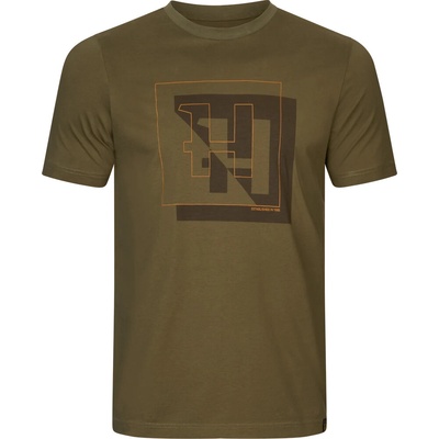 HÄrkila pánske tričko H-logo S/S Dark olive