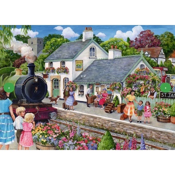 Ravensburger - Puzzle Whistle Stop Cottage - 1 000 piese