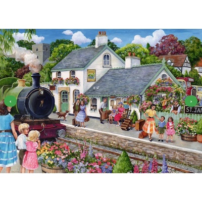 Ravensburger - Puzzle Whistle Stop Cottage - 1 000 piese