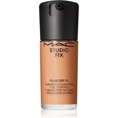 MAC Cosmetics Studio Fix Fluid SPF 15 24HR Matte Foundation + Oil Control матиращ фон дьо тен SPF 15 цвят NC44.5 30ml