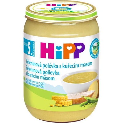 Hipp BABY MENU Bio Zeleninová polévka s kuřecím masem 190 g