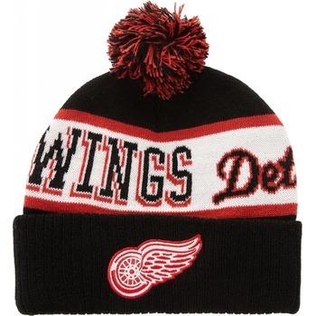 Mitchell & Ness pánská čepice Detroit Red Wings Block Sweep Pom Knit