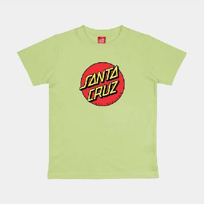 Santa Cruz Youth Classic Dot Green Glow