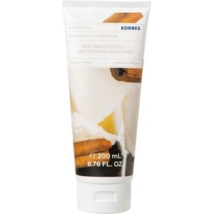 KORRES Изглаждащо и овлажняващо мляко за тяло Ванилия и Канела, Korres Body Smoothing Milk Vanilla Cinnamon, 200ml