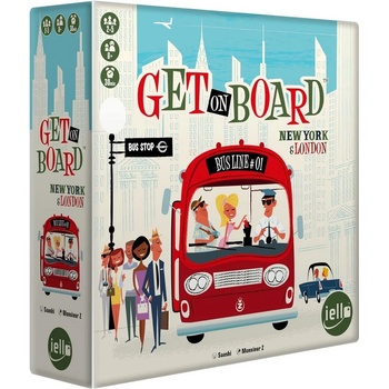 IELLO Настолна игра Get on Board: New York & London - семейна (51827-IE)