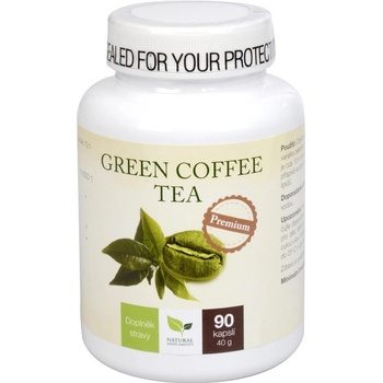 Natural Medicaments Green Coffee Tea 90 kapslí