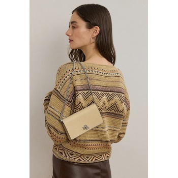 Ralph Lauren Кожена чанта Lauren Ralph Lauren в бежово 432966784 (432966784)