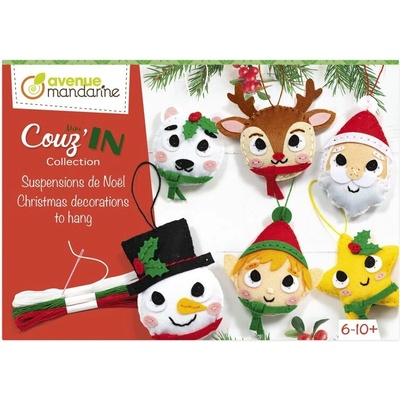 Kreatívna súprava vianočných ozdôb Mini Couz´in Xmas