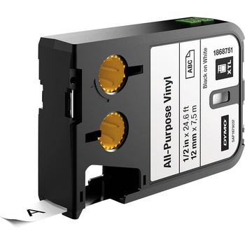 DYMO DYMO XTL ролка за принтер от винил 12mmx7.0m черен към бял (1868751)