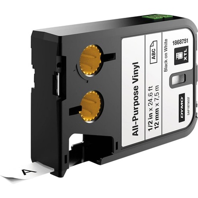 DYMO DYMO XTL ролка за принтер от винил 12mmx7.0m черен към бял (1868751)