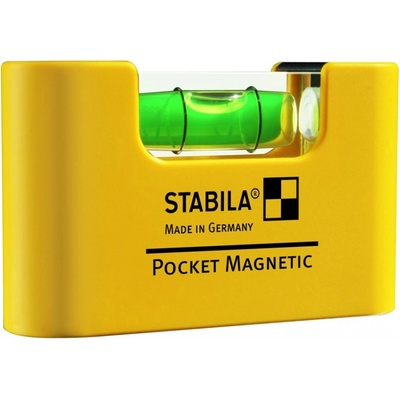 Stabila Mini vodováha Pocket Magnetic 18116, 68 mm, s extra silným magnetem
