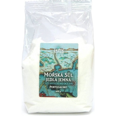 Grešík Soľ Morská jedlá jemná 600 g