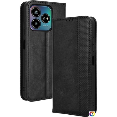 ZTE Axon 60 Lite / Blade V60 Vita Retro Magnetic Wallet Калъф и Протектор