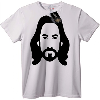 NOONEBRAND Тениска Силует на Исус - 2XL, White