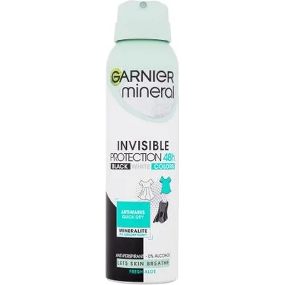 Garnier Mineral Invisible Protection Fresh Aloe 48h антиперспирант против изпотяване и петна по дрехите 150 ml за жени