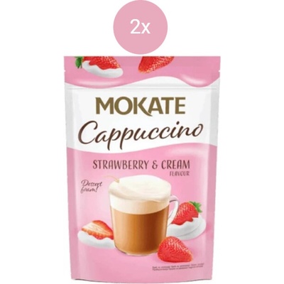 Mokate cappuccino jahody smotana 2 x 110 g