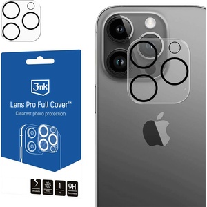 3mk Protection Протектор - Камера за iPhone 14 Pro - 3mk - Lens Pro Full Cover - Прозрачен