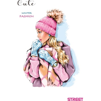 STREET Тетрадка Street, А4, бели листа, 54л, Cute (30031-А-CUTE)