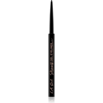 L.A. Girl Cosmetics Skinny gelové oční linky Silky Black 0,1 g