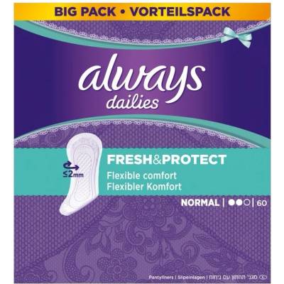 Always Ежедневни превръзки Always Dailies - Normal, 60 броя