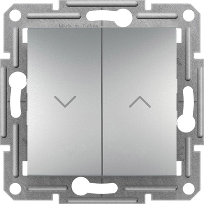 SCHNEIDER ELECTRIC SCHNEIDER Asfora Žaluziový ovládač spínač, bezšroubový, alu EPH1300561