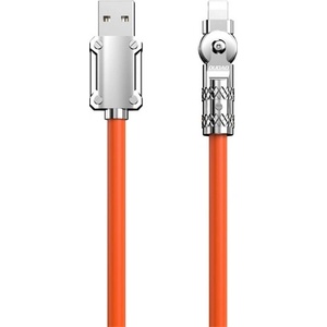 Dudao Xiaomi Redmi Note 17 / iPhone 14 Plus / iPhone 14 Pro Max DUDAO L24AL USB-Lightning кабел за данни, 100 см, ОРАНЖЕВ (GP-193549)