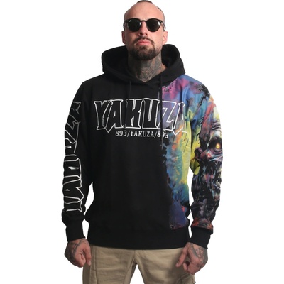 Yakuza mikina pánska s kapucňou Zombie HOB 26030 black