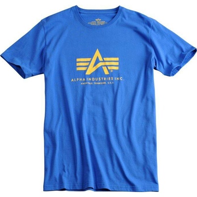 Alpha Industries tričko BASIC pacific blue