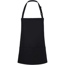 Karlowsky Krátka gastro zástera KY123 Black 75 x 60 cm