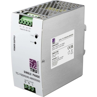 TRU COMPONENTS TC-13807996 síťový zdroj na DIN lištu 48 V/DC 5 A 240 W Počet výstupů:1 x Obsah 1 ks