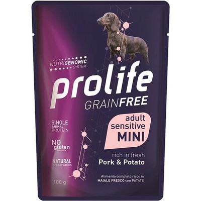 Zoodiaco Prolife Sensitive Adult Mini Bravčové a zemiaky 100 g