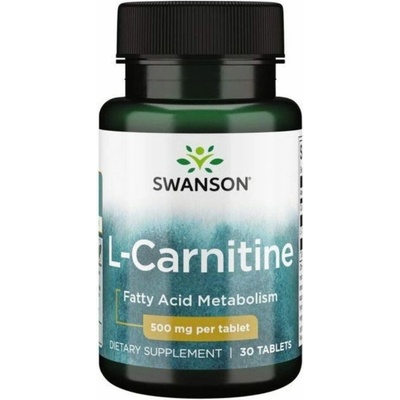 Swanson L-Karnitín 500 mg 30 tabliet