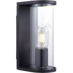 V-TAC Външно стенно осветително тяло 1xE27/60W/230V IP44 черно/опушено стъкло (VT2285)