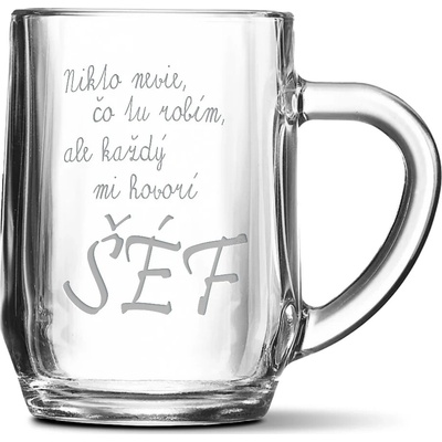 Sablio Polliter Nikto nevie, čo tu robím, ale každý mi hovorí šéf 500 ml