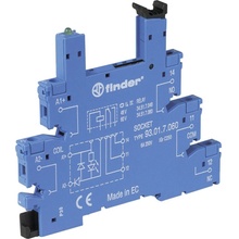 Finder 93.01.0.024 patice pro relé S úchytným třmenem , s LED diodou, S EMV odrušením , Finder řada 34, Finder 34.51.7.0
