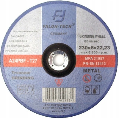 Falon Tech Brúsny kotúč 230 x 22,2 mm FTGD23060