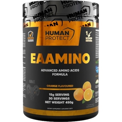 Human Protect EAAmino | with Electrolytes and Recovery Support [450 грама] Портокал