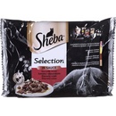 Krmivo pre mačky SHEBA SELECTION Šťavnatý výber v šťave 4 x 85 g