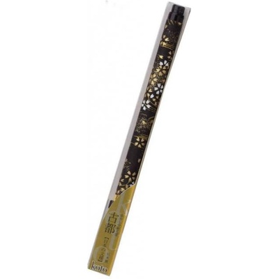 Akashiya Japonské kaligrafické pero KOTO Gold Flowers černé 17,6 cm