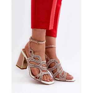 Step in style Дамски сандали с ток модел 197173 Step in style