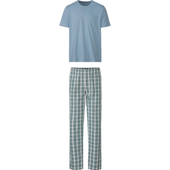 Livergy pánské pyžamo kr.rukáv sv.modré