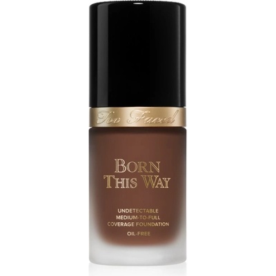 Too Faced Born This Way Flawless Coverage Natural Finish Foundation krycí make-up pre prirodzený vzhľad Truffle 30 ml