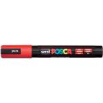 uni Декоративен маркер, 1, 8-2, 5 мм, UNI "Posca PC-5M", червен 286617000 (286617000)